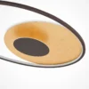 Plafón LED Lindby Feival, 73 cm, óxido/oro, atenuable