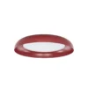 Plafón LED Lindby «Florie», rojo, de metal, Ø 40 cm