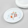 Plafón LED Lindby Lyss, Ø 28 cm, color cromado, IP44