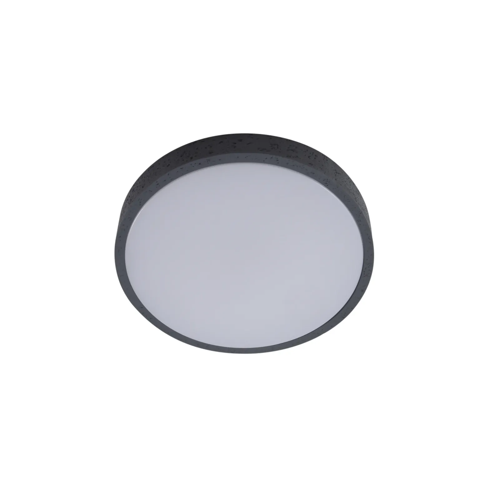 Plafón LED Lindby Manala, gris hormigón, RGB, CCT, control remoto