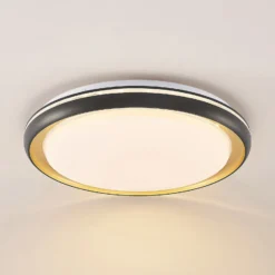 Plafón LED Lindby Melchioris, redonda