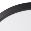 Plafón LED Lindby Pravin, Ø 23 cm, 3.000 K, negro