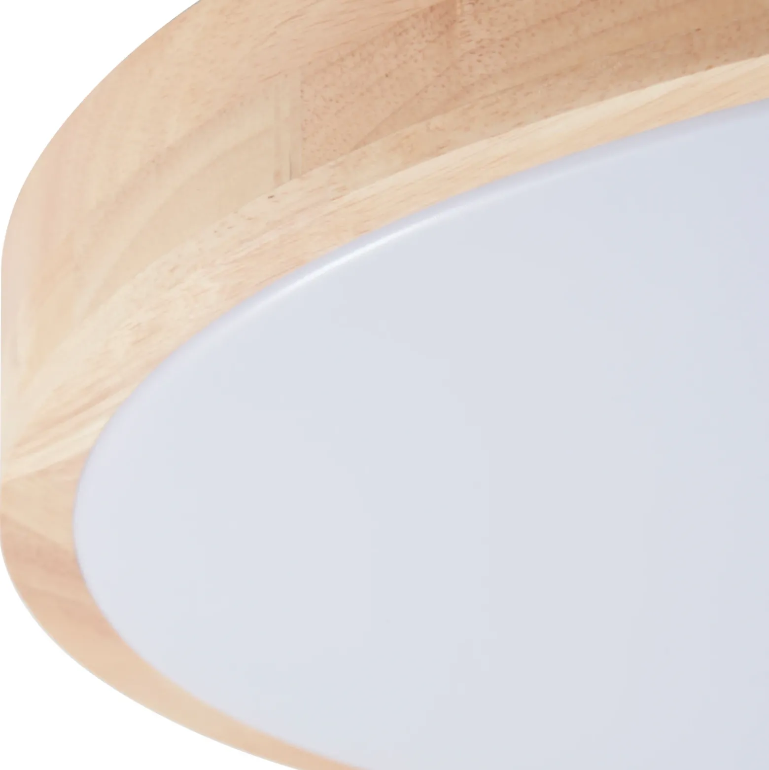 Plafón LED Lindby Smart Innes Madera Ø39cm RGB CCT Tuya