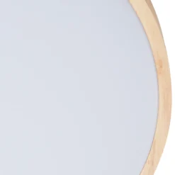 Plafón LED Lindby Smart Innes Madera Ø51cm RGB CCT Tuya