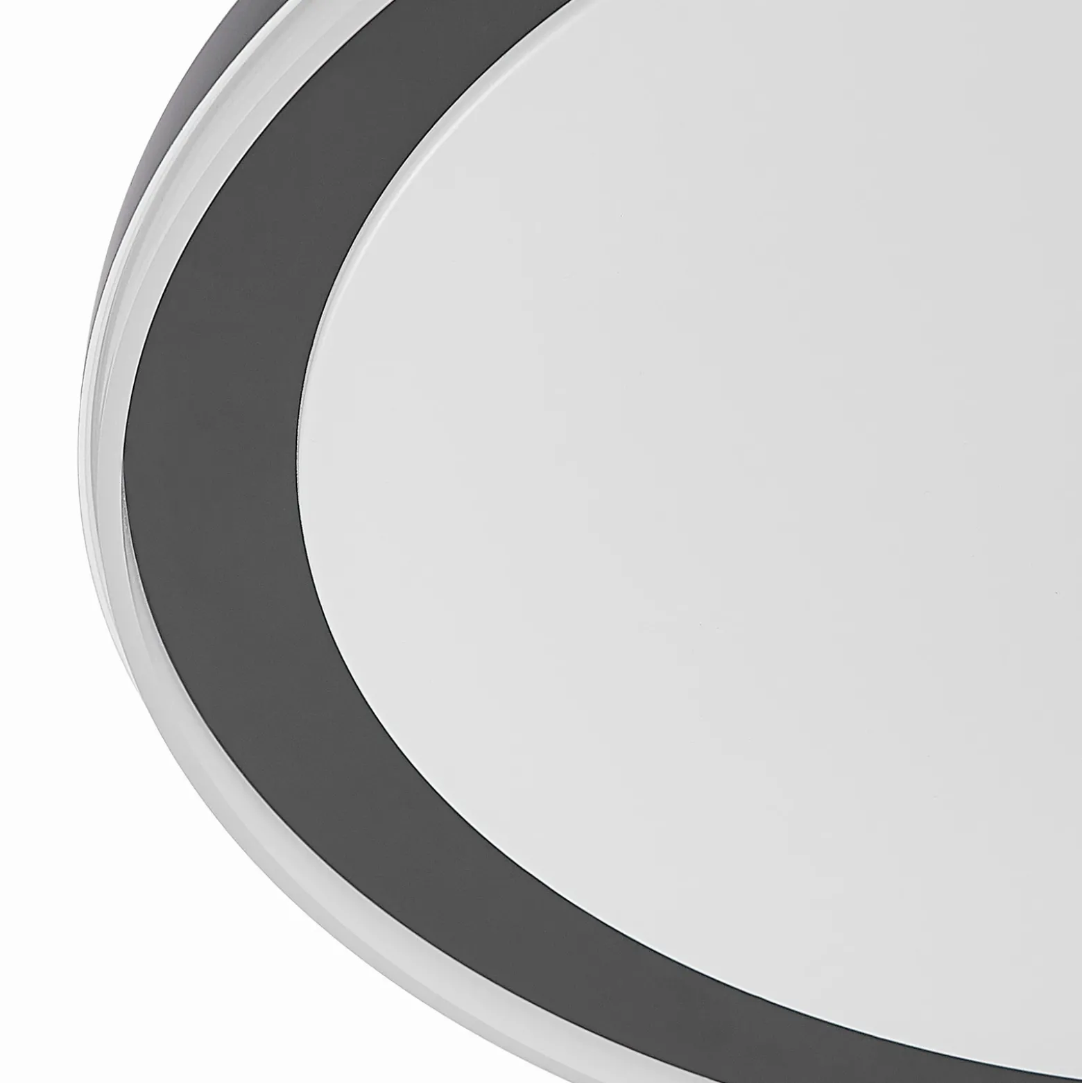 Plafón LED Lindby Verdan, negro, metal, atenuable, CCT