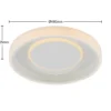 Plafón LED Lindby Wikani, blanco, RGB, CCT, atenuable