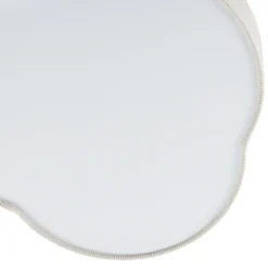 Plafón LED Lindby Winona, Cord, 48 cm, color crema, CCT