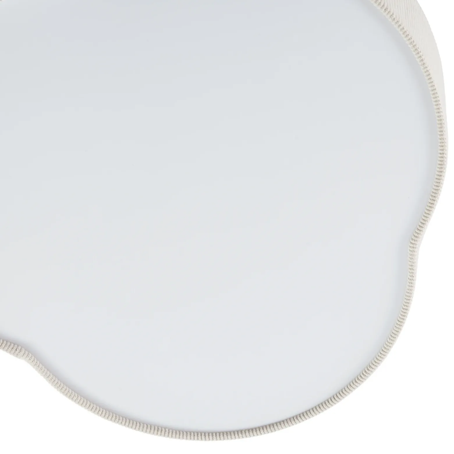 Plafón LED Lindby Winona, Cord, 48 cm, color crema, CCT