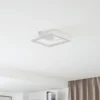 Plafón LED Lindby Yulla, blanco