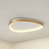 Plafón LED Lucande Asken, 61 cm, dorada, CCT, atenuable