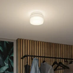 plafón LED Maro de Paulmann, blanca, Ø 16 cm, IP44