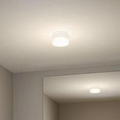 plafón LED Maro de Paulmann, blanca, Ø 16 cm, IP44