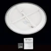Plafón LED Masca, negro, Ø 60 cm, CCT, metal, atenuable