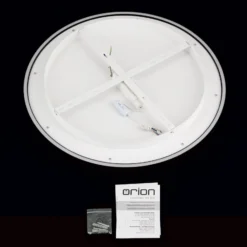 Plafón LED Masca, negro, Ø 60 cm, CCT, metal, atenuable
