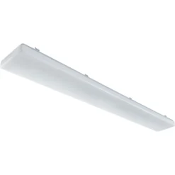 Plafón LED MEGAMAN Bruno, 117 cm, 56 W, IP44, blanca