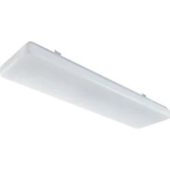 Plafón LED MEGAMAN Bruno, 60 cm, 23 W, IP44, blanca