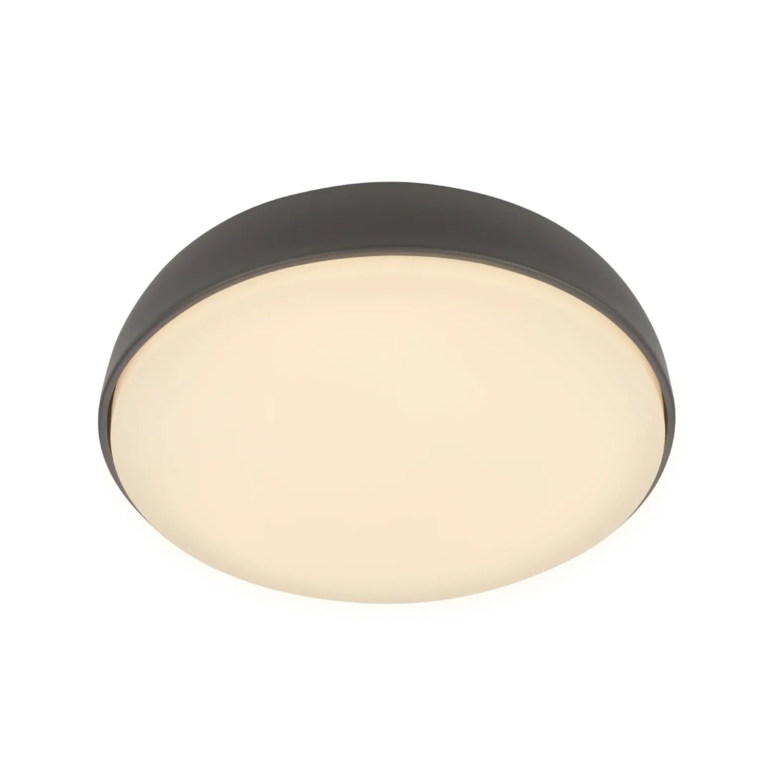 Plafón LED Nikan, antracita, Ø 28,5 cm, 3000 K