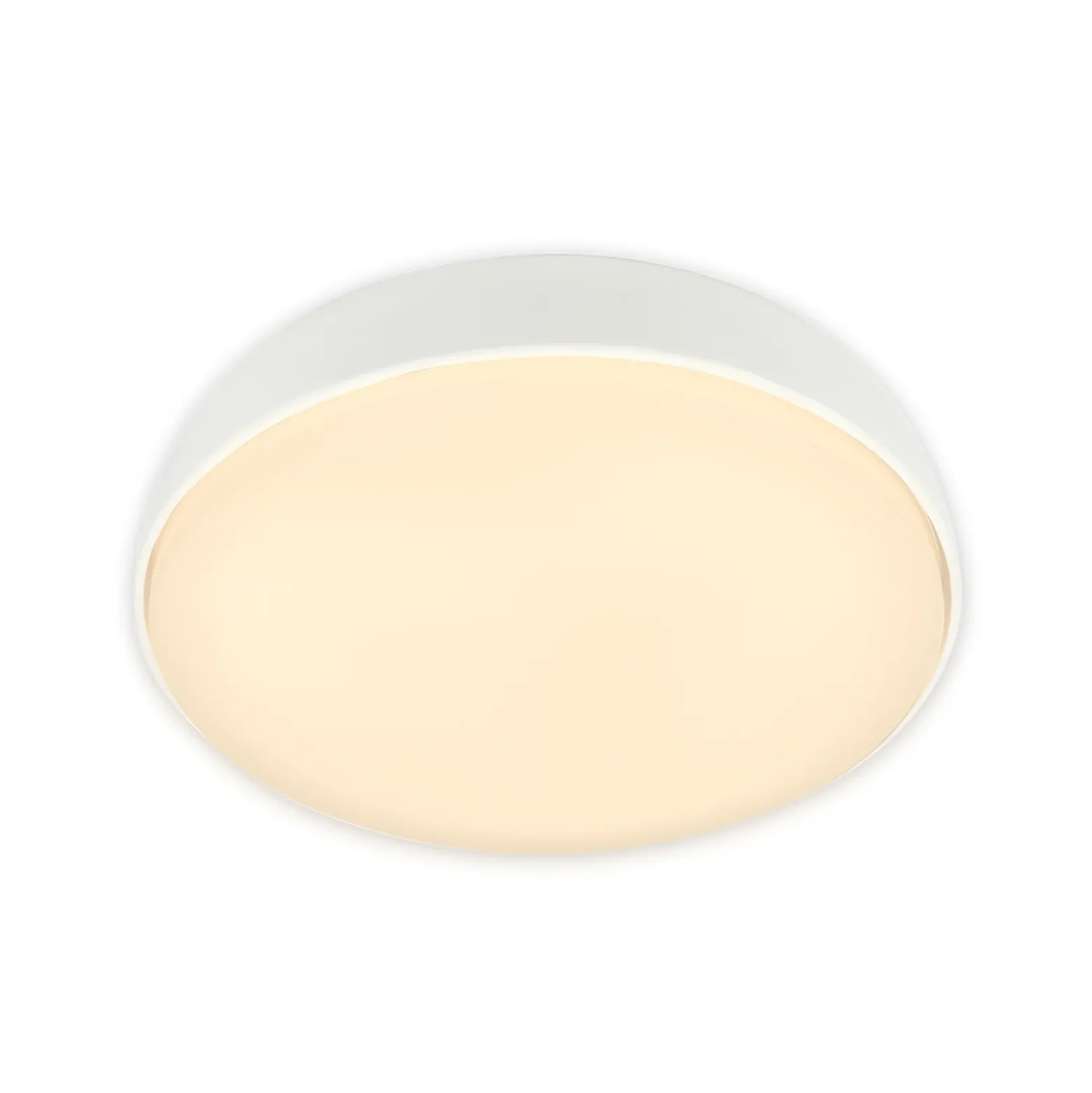 Plafón LED Nikan, blanco mate, Ø 28,5 cm, 3000 K