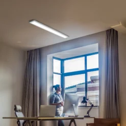Plafón LED OFFICE LINE de OSRAM, blanca, 122 cm, metal
