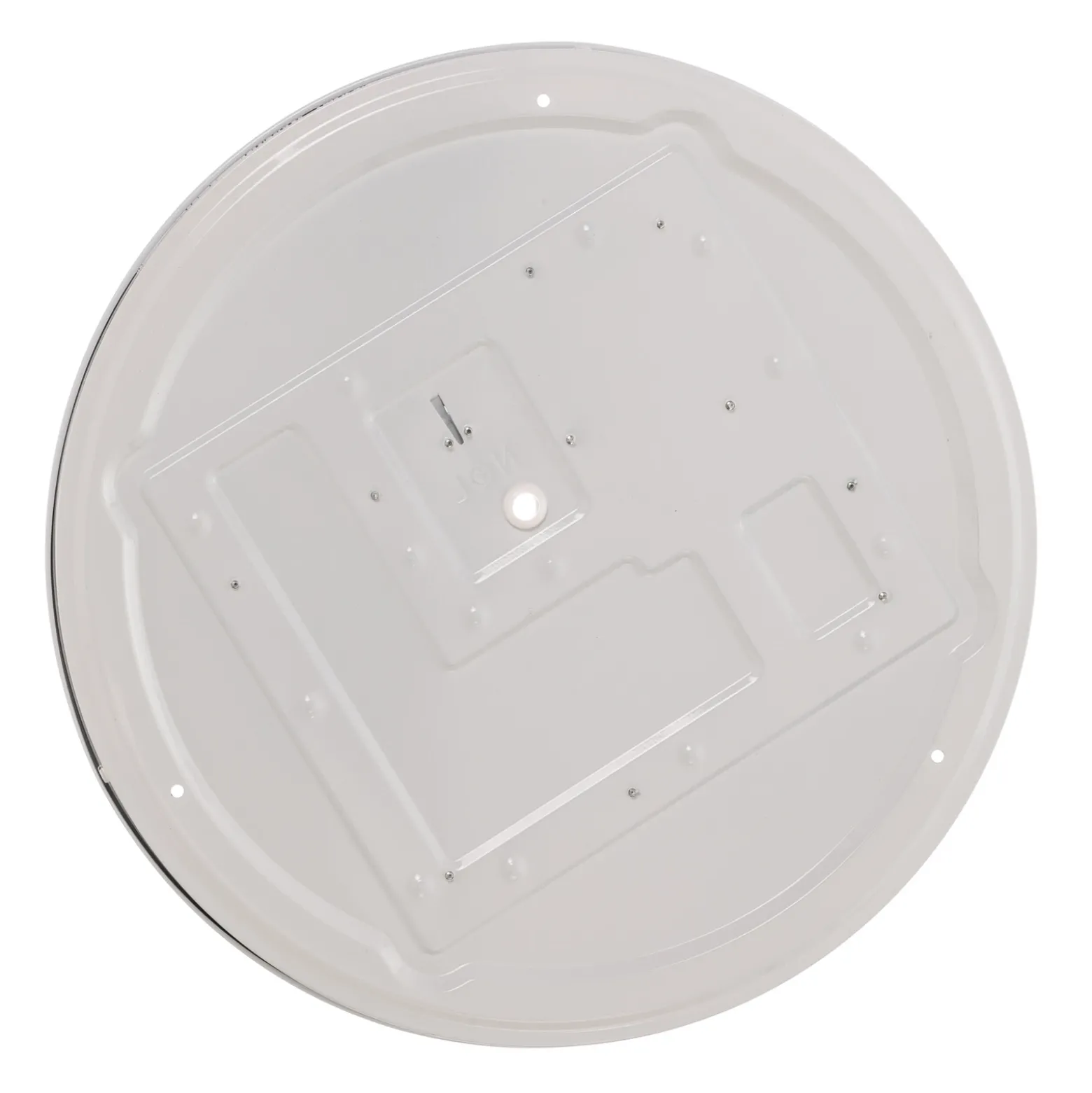 Plafón LED Orbi de Lindby, 38 cm, azul/blanco, plástico