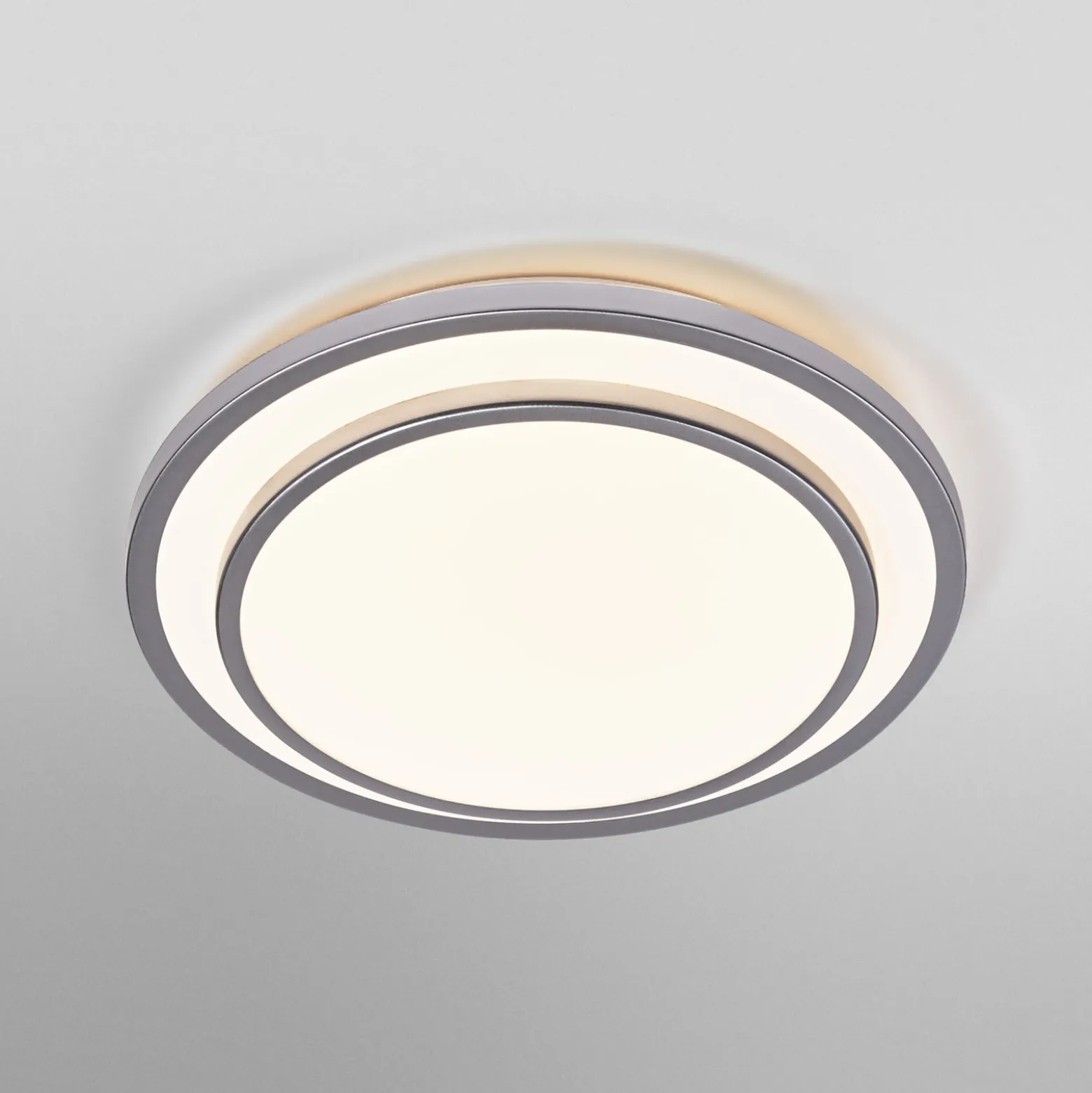 Plafón LED ORBIS BERLIN de OSRAM, plateada, Ø 30 cm, metal
