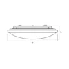 Plafón LED ORBIS de OSRAM, Ø 41 cm, CCT, blanco