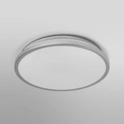 Plafón LED ORBIS DUBLIN de OSRAM, Ø 30 cm, metal plateado