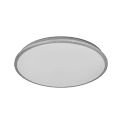 Plafón LED ORBIS DUBLIN de OSRAM, Ø 39 cm, metal plateado