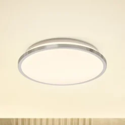 Plafón LED OSRAM BATHROOM, cromada, Ø 30 cm, IP44, CCT