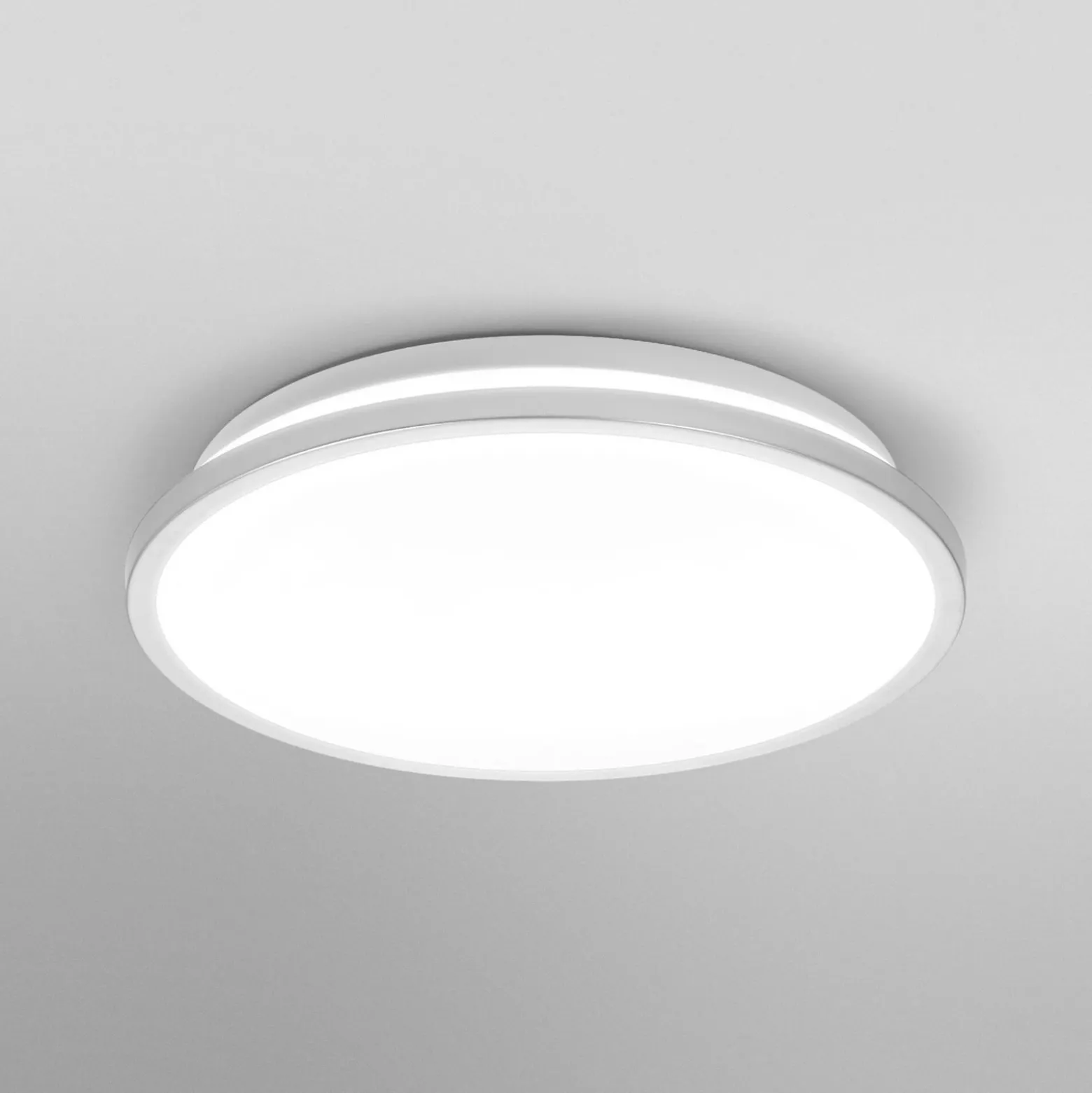 Plafón LED OSRAM BATHROOM, cromada, Ø 30 cm, IP44, CCT