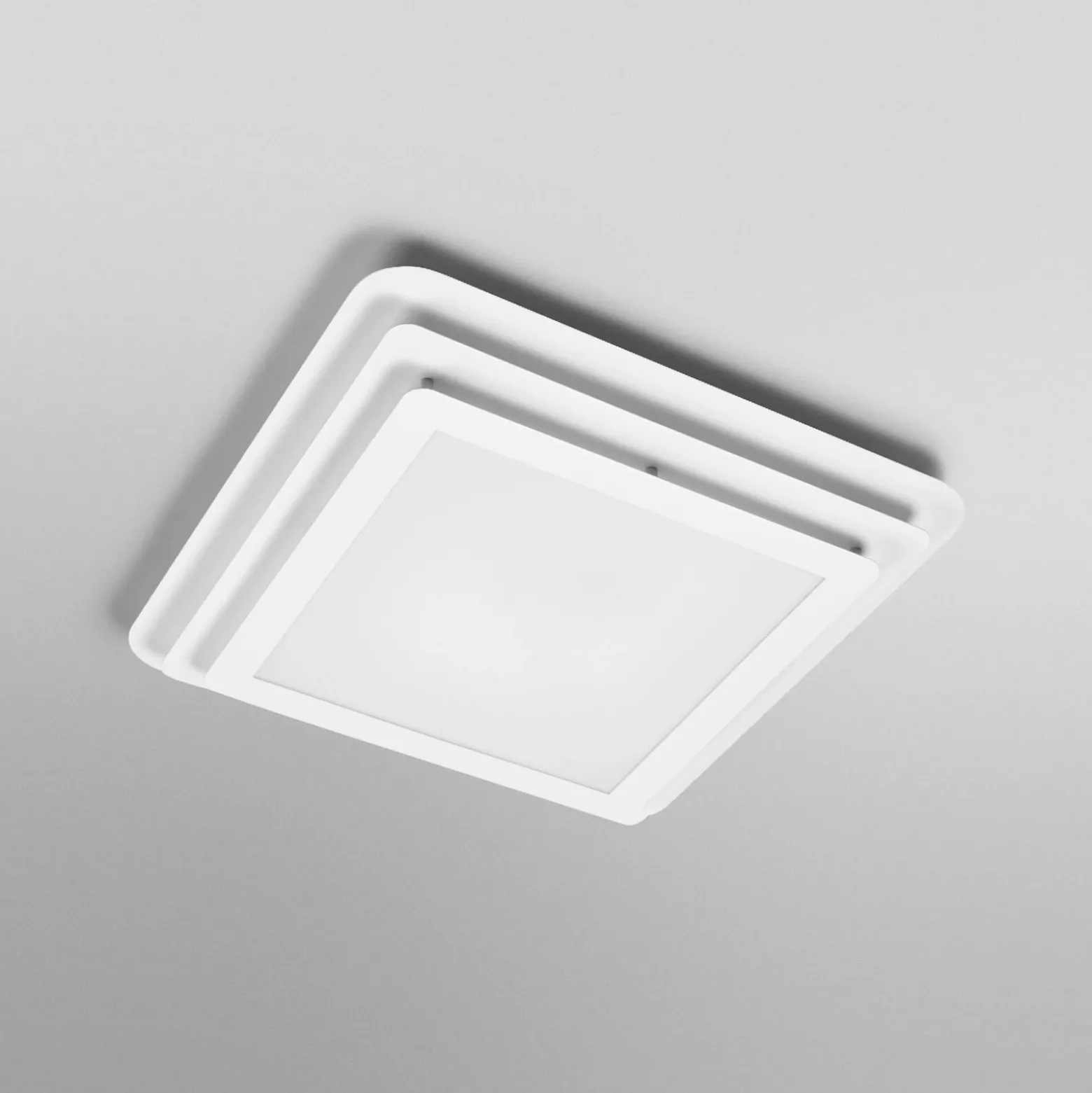Plafón LED OSRAM ORBIS SPIRAL LAYER, blanca, 45 x 45 cm