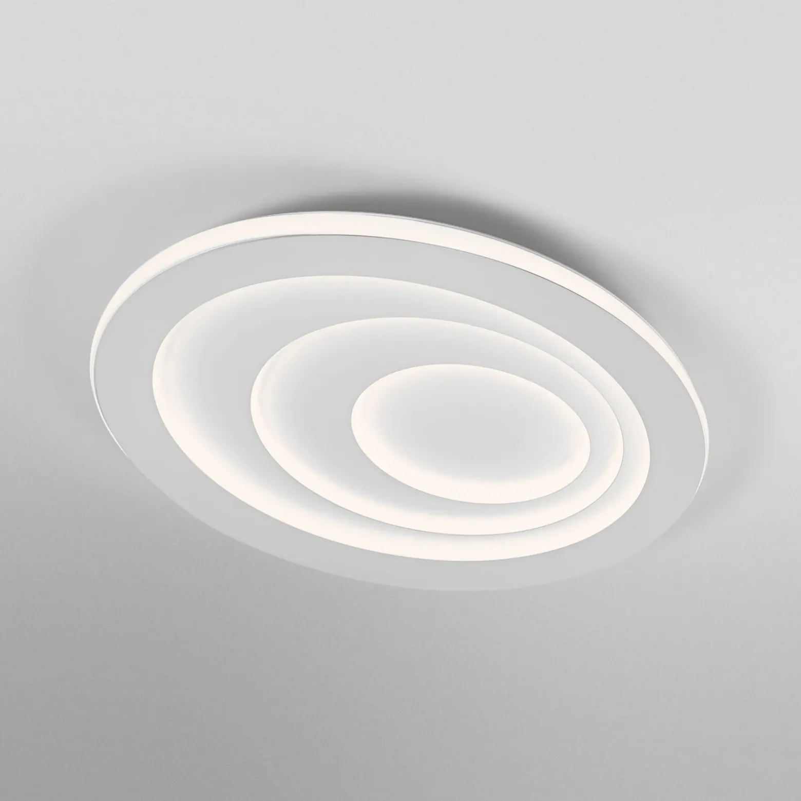 Plafón LED OSRAM ORBIS SPIRAL OVAL, Ø 49 cm, blanca, 37 W