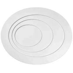 Plafón LED OSRAM ORBIS SPIRAL OVAL, Ø 72 cm, blanca, 63 W