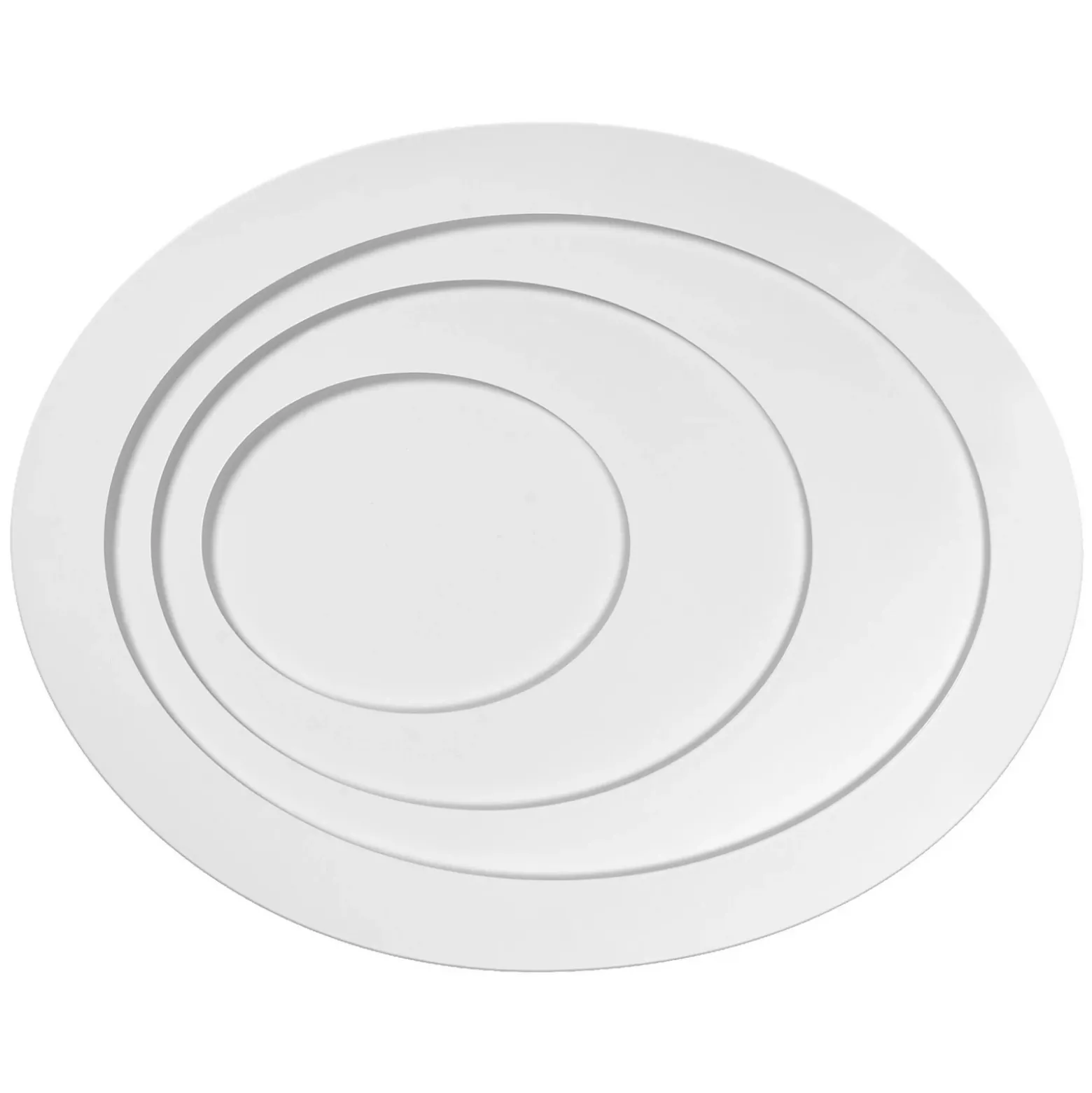 Plafón LED OSRAM ORBIS SPIRAL OVAL, Ø 49 cm, blanca, 37 W