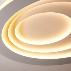 Plafón LED OSRAM ORBIS SPIRAL OVAL, Ø 49 cm, blanca, 37 W