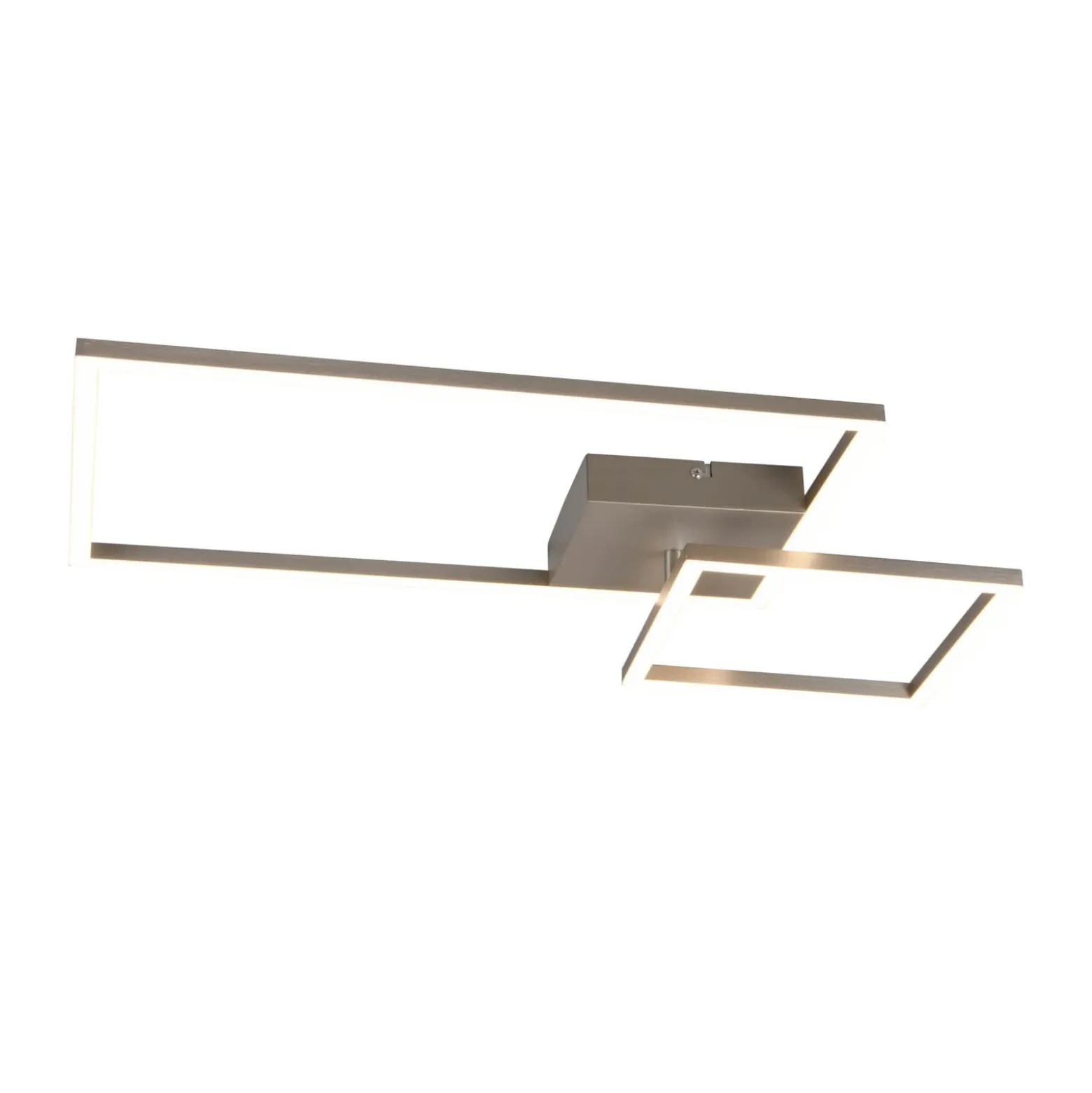Plafón LED Padella giratorio 4.000K níquel