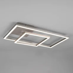 Plafón LED Padella giratorio 4.000K níquel