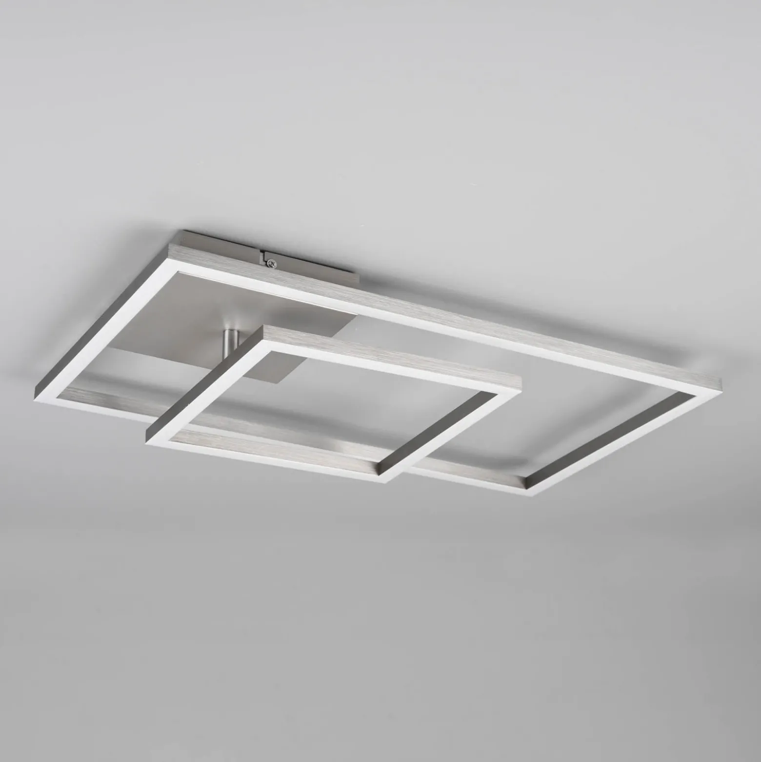 Plafón LED Padella giratorio 4.000K níquel