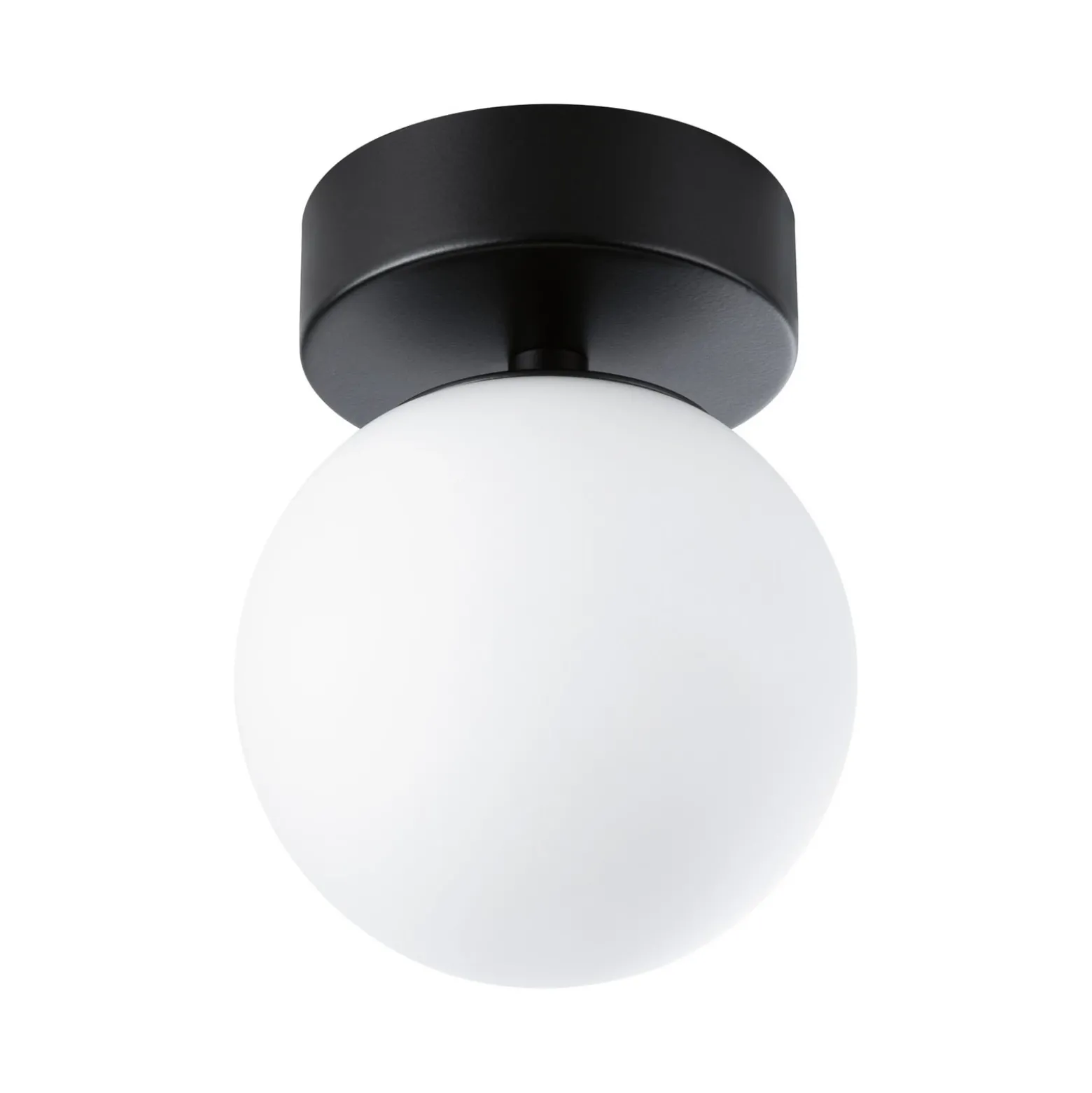 Plafón LED Paulmann Gove, negro, IP44