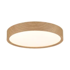 Plafón LED Paulmann Tega IP44 CCT madera