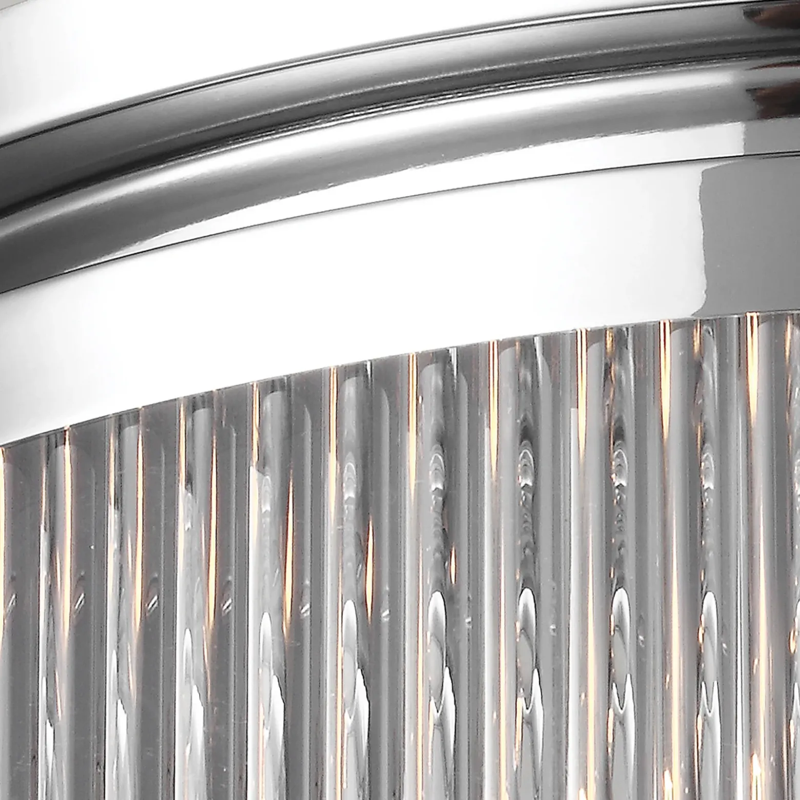 Plafón LED Paulson IP44 cromo Ø 38,1 cm