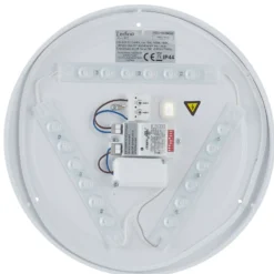 Plafón LED Porz IP44 sensor HF, blanco