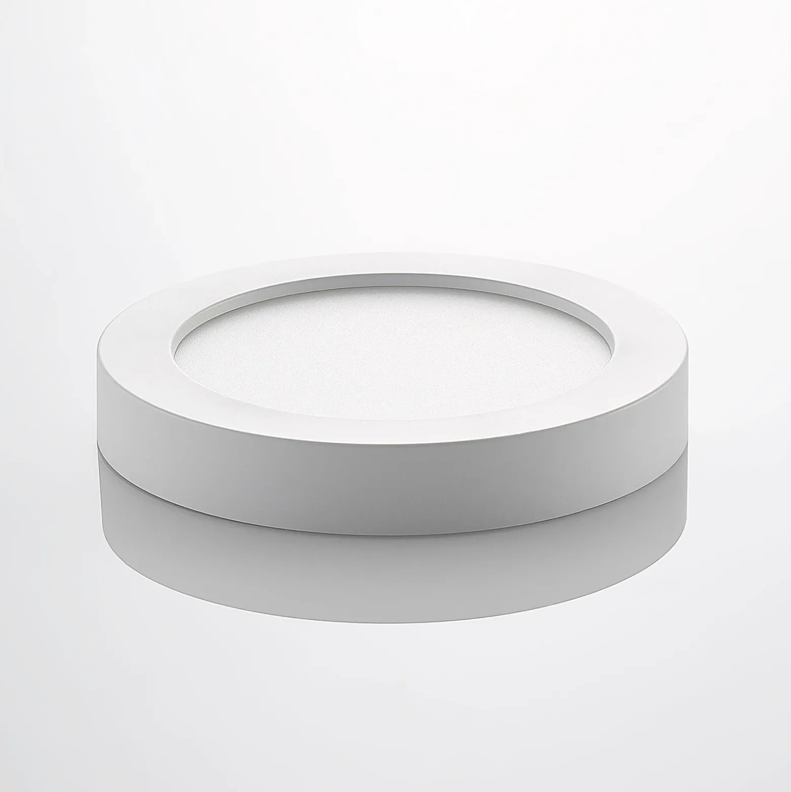 Plafón LED PRIOS Edwina, blanco, 23 cm, CCT, IP44
