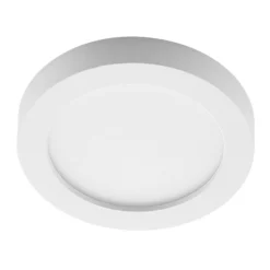 Plafón LED PRIOS Edwina, blanco, 23 cm, CCT, IP44