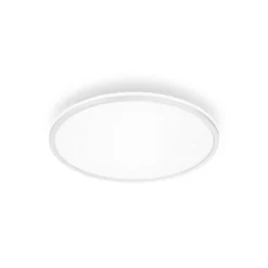 Plafón LED Pulap A, blanco, Ø 33 cm, plástico
