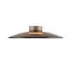 Plafón LED PURE Moon, bronce, Ø 50 cm, cristal/aluminio