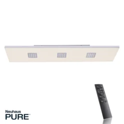 Plafón LED PURE Neo, 120 cm, aluminio, CCT, control remoto