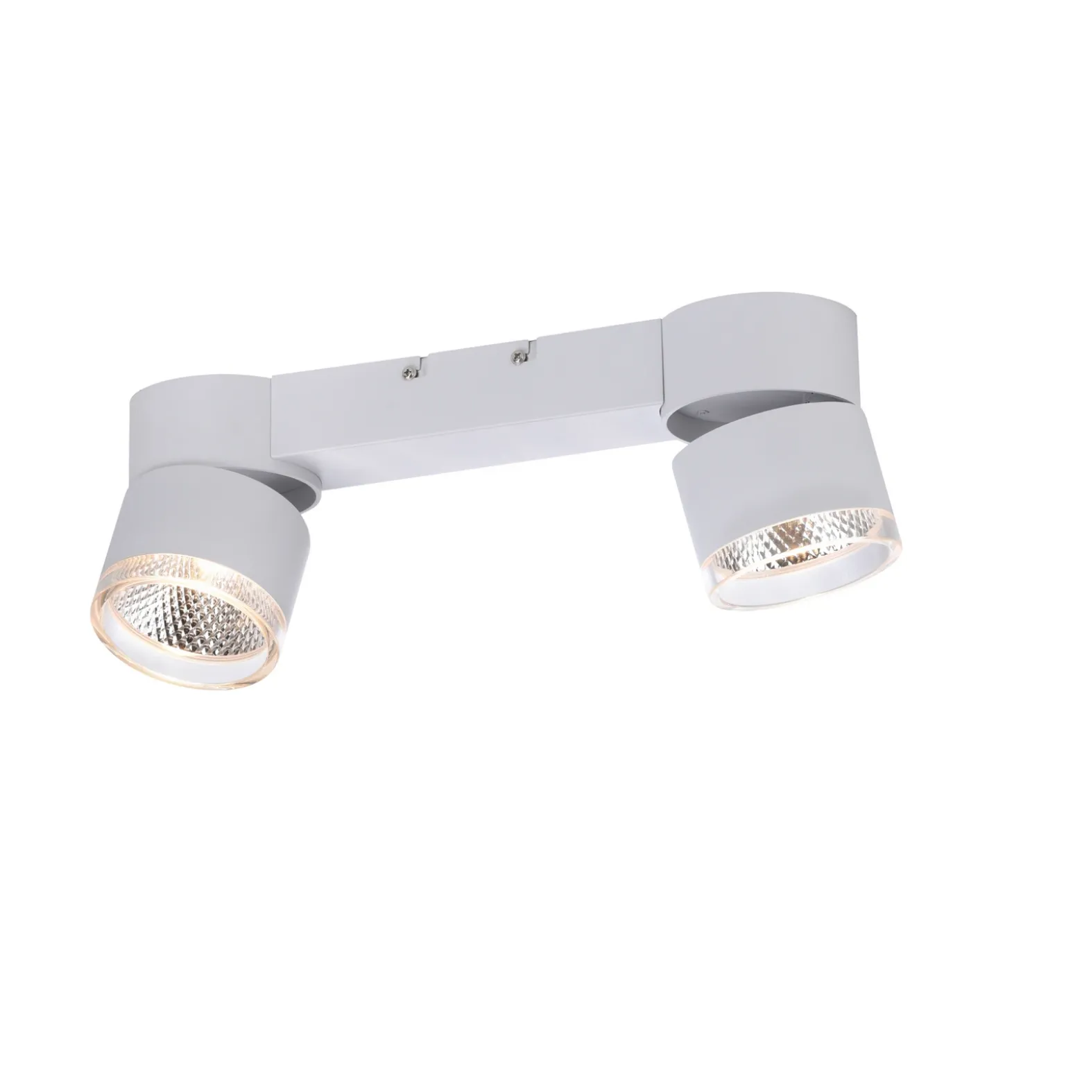 Plafón LED PURE Nola, con 2 luces, blanco