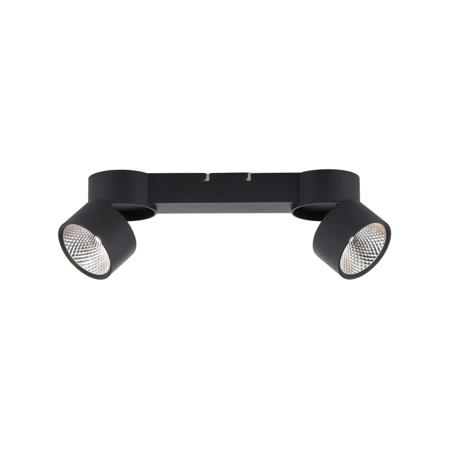 Plafón LED PURE Nola, con 2 luces, negro