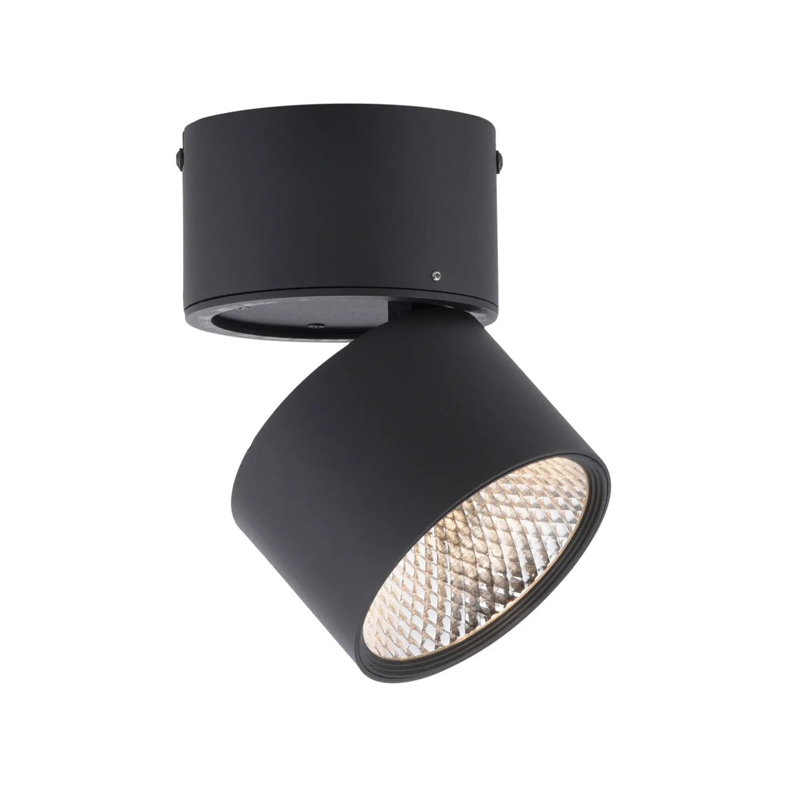 Plafón LED PURE Nola, de 1 luz, negro